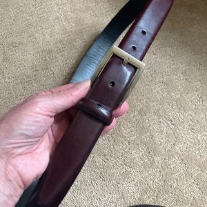 Men Leather Belt Jos. A. Banks brownish/Burgundy size 34